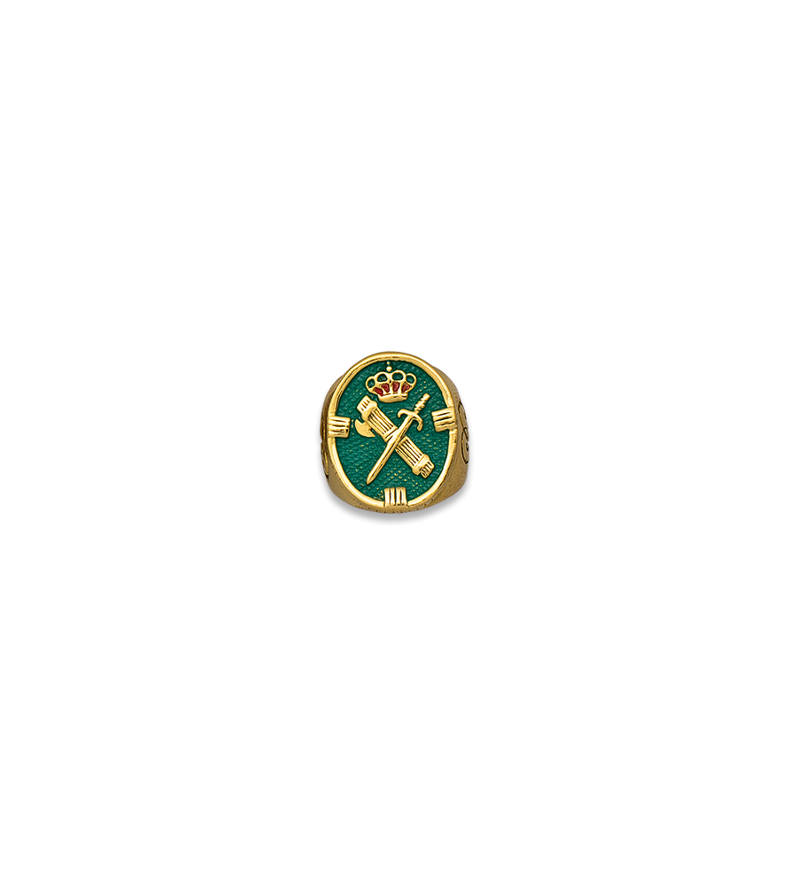 anillo Guardia Civil acero Talla: 23