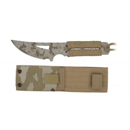cuchillo albainox Camo coyote  t: 19 cm