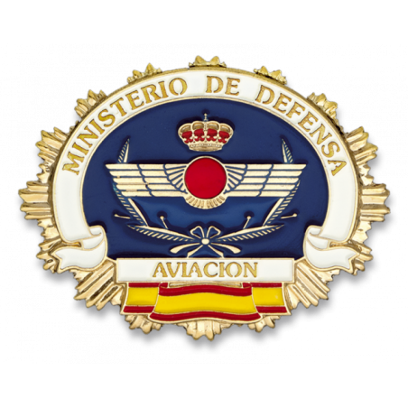 Chapa cartera M. DEFENSA AVIACION