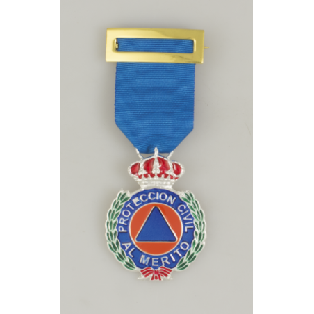 Medalla Merito Prot. Civil Plata Dtvo.