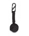 Mosquetón doble con bola de cuerda negra