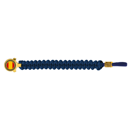 pulsera paracord Barbaric oro / azul. pa