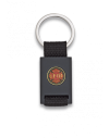 llavero rectangulo negro + cinta negra