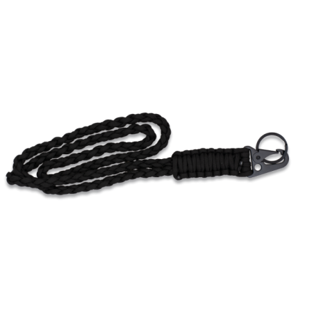 llavero paracord con mosqueton metalico