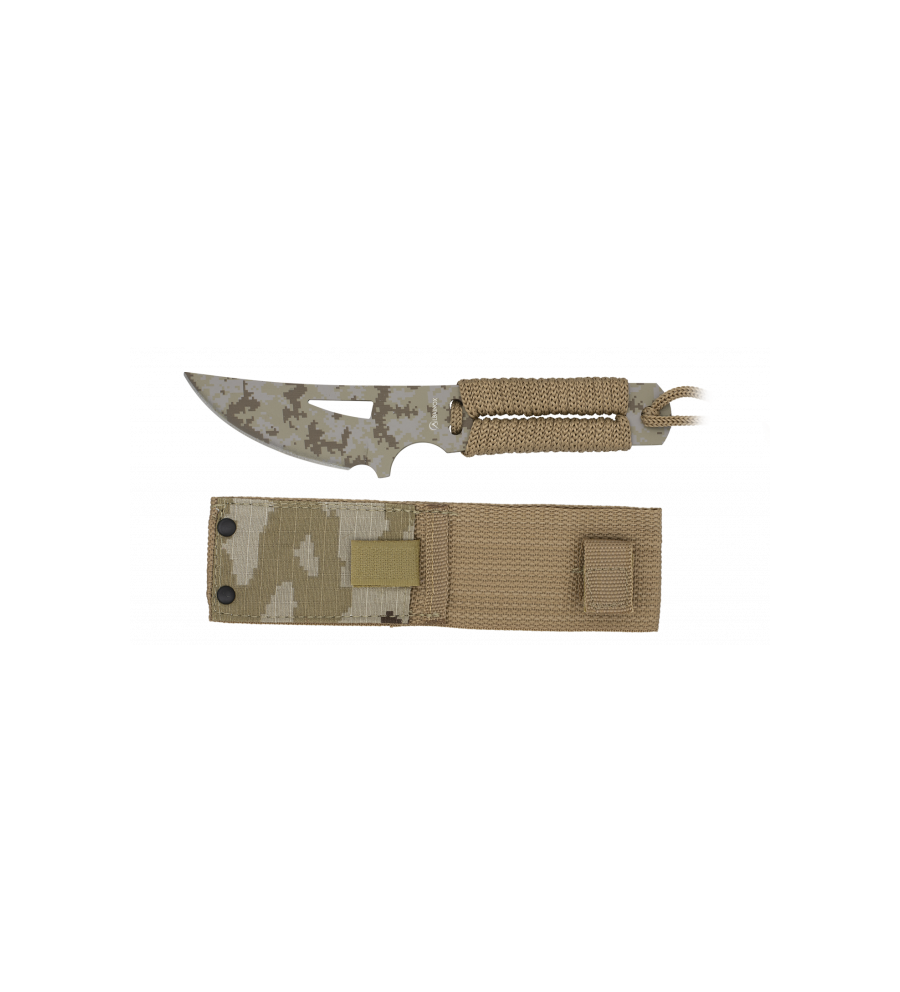 cuchillo albainox Camo coyote  t: 19 cm