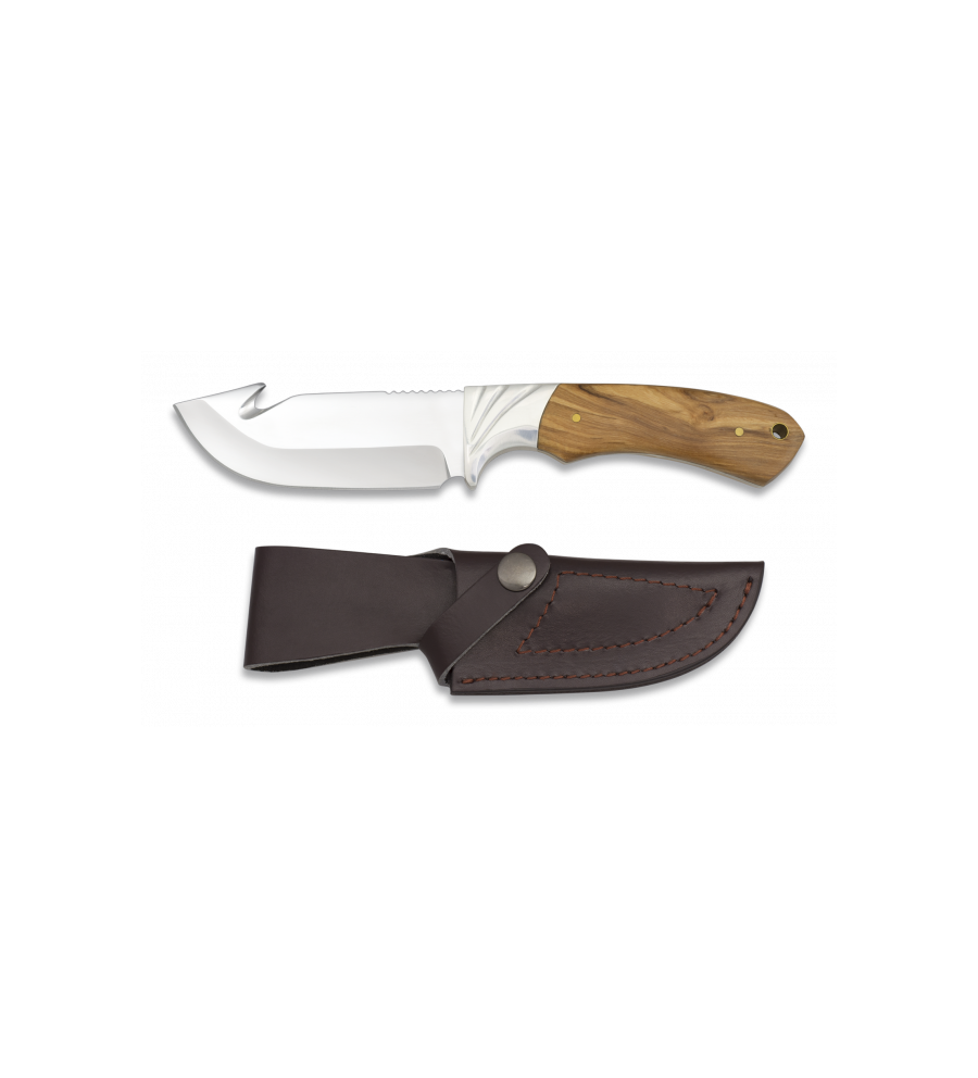 Cuchillo Caza Mango olivo. Total: 22.7