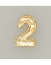 Numeral pasador diario " 2 ORO "