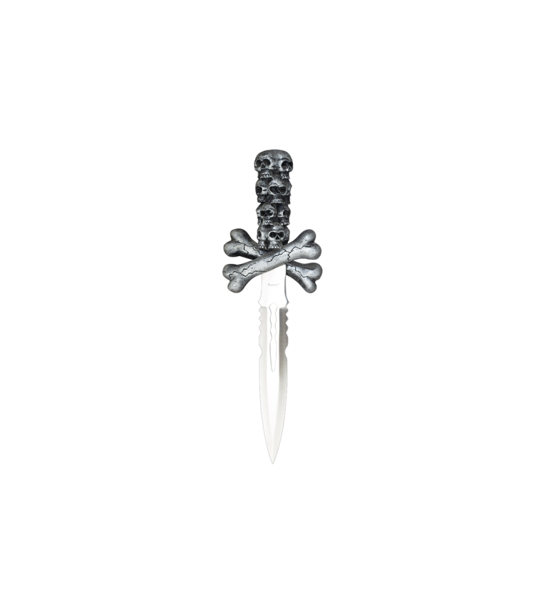 Cuchillo decoración calaveras
