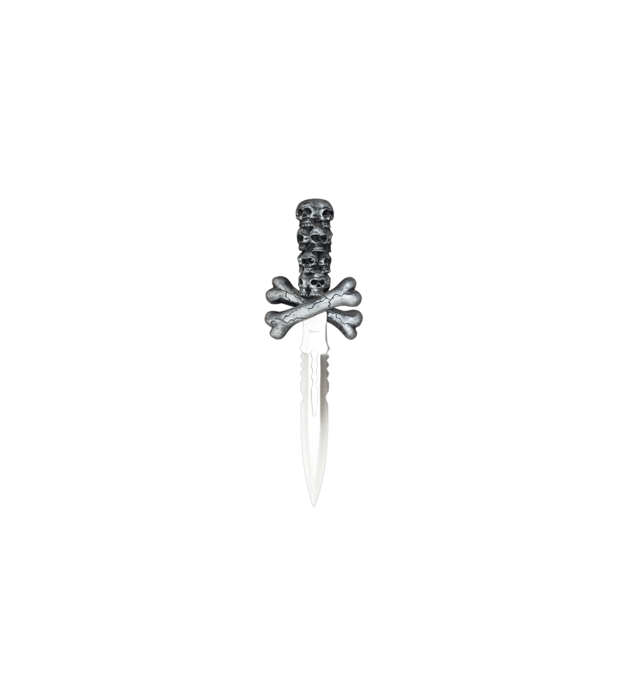Cuchillo decoración calaveras