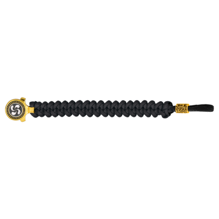 pulsera paracord Barbaric oro / negro. p