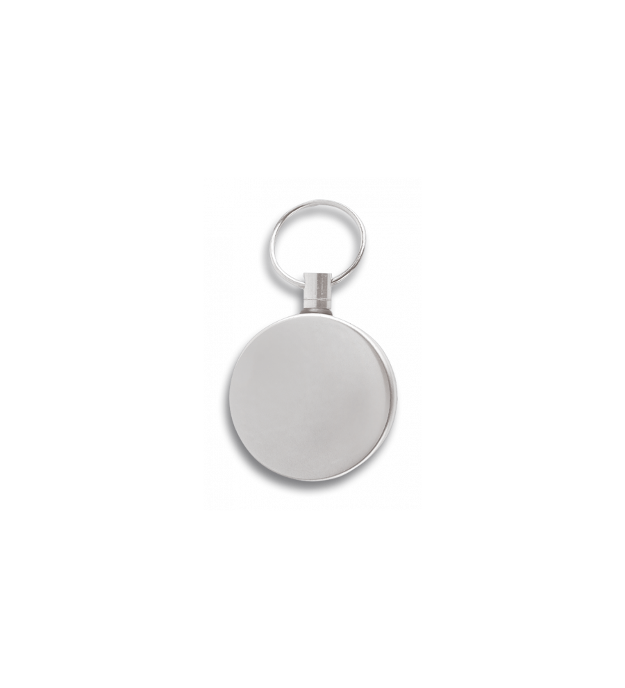 Llavero acero extensible.Cromado. 70 cm