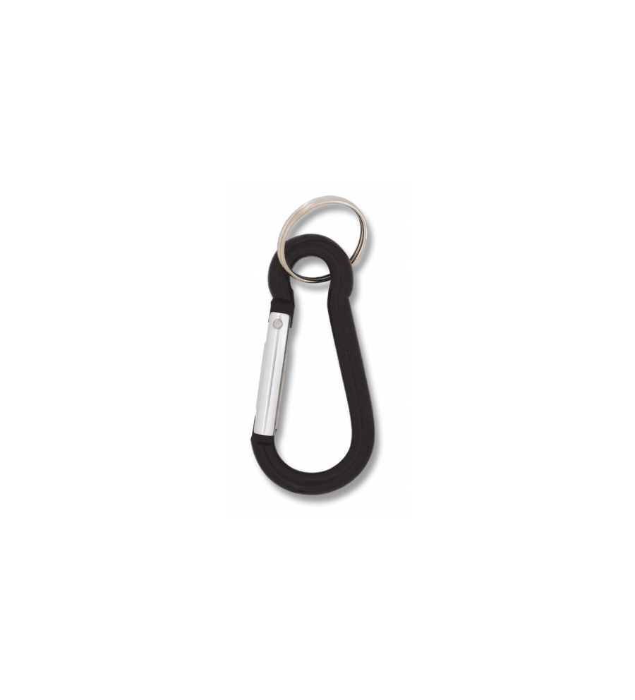 Mosqueton 7 cm. NEGRO. Blister: 12 u.