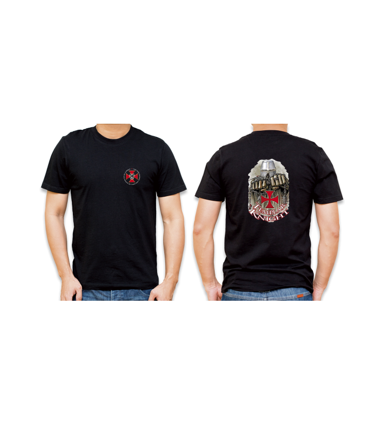Camiseta Basica Barbaric Negra Templario