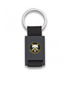 Llavero rectangulo negro + cinta negra