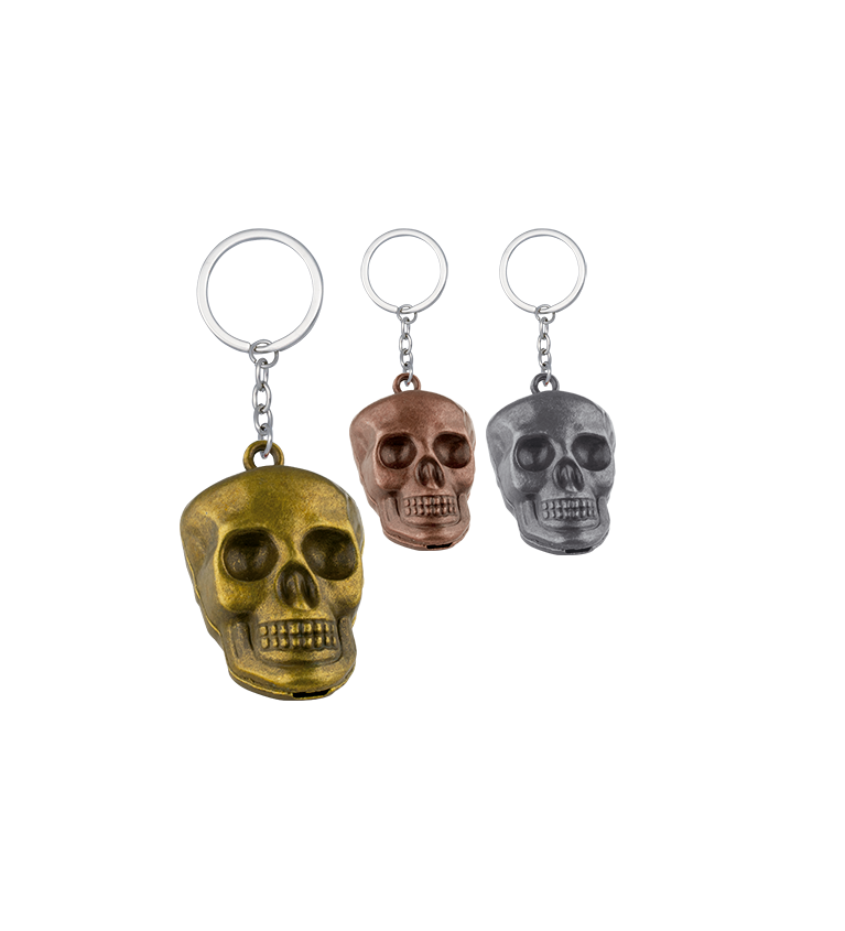 Llavero Calavera (baños colores surtidos