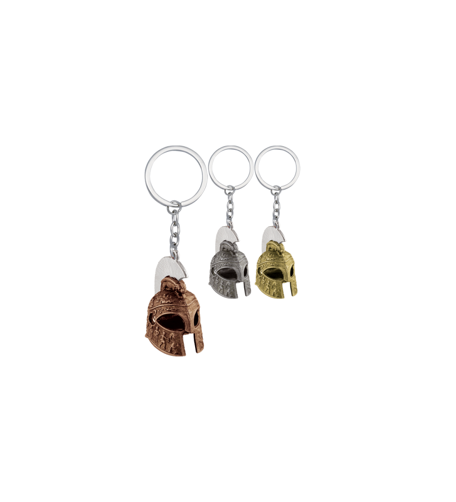Llavero Casco Romano (baños colores surt