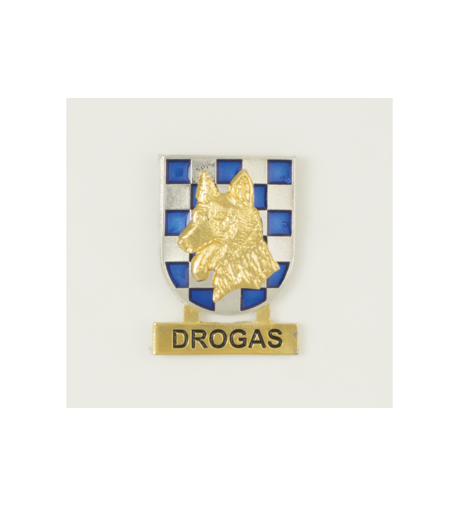 Distintivo guias canino DROGAS