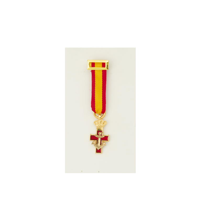 Medalla Mini MERITO NAVAL DSTIVO ROJO