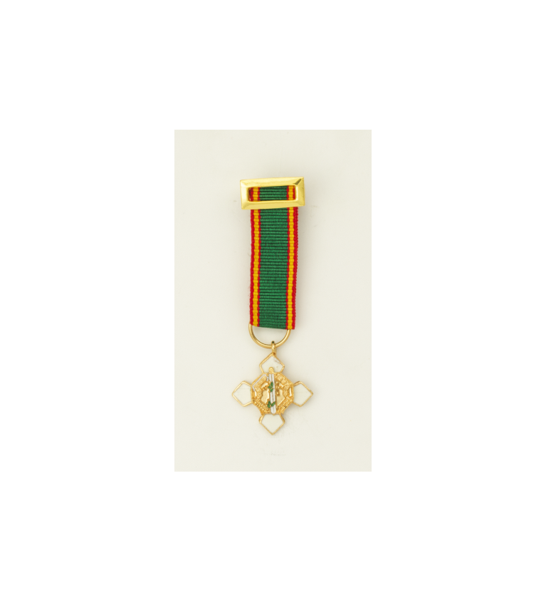 Medalla Miniatura Merito Policial BLANCO