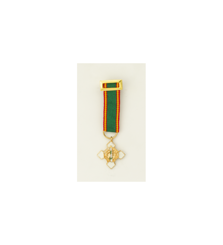 Medalla Miniatura Merito Policial BLANCO