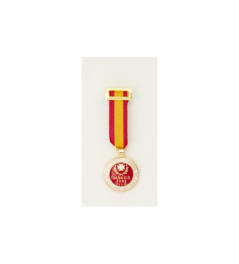 Medalla Miniatura  DONANTE DE SANGRE