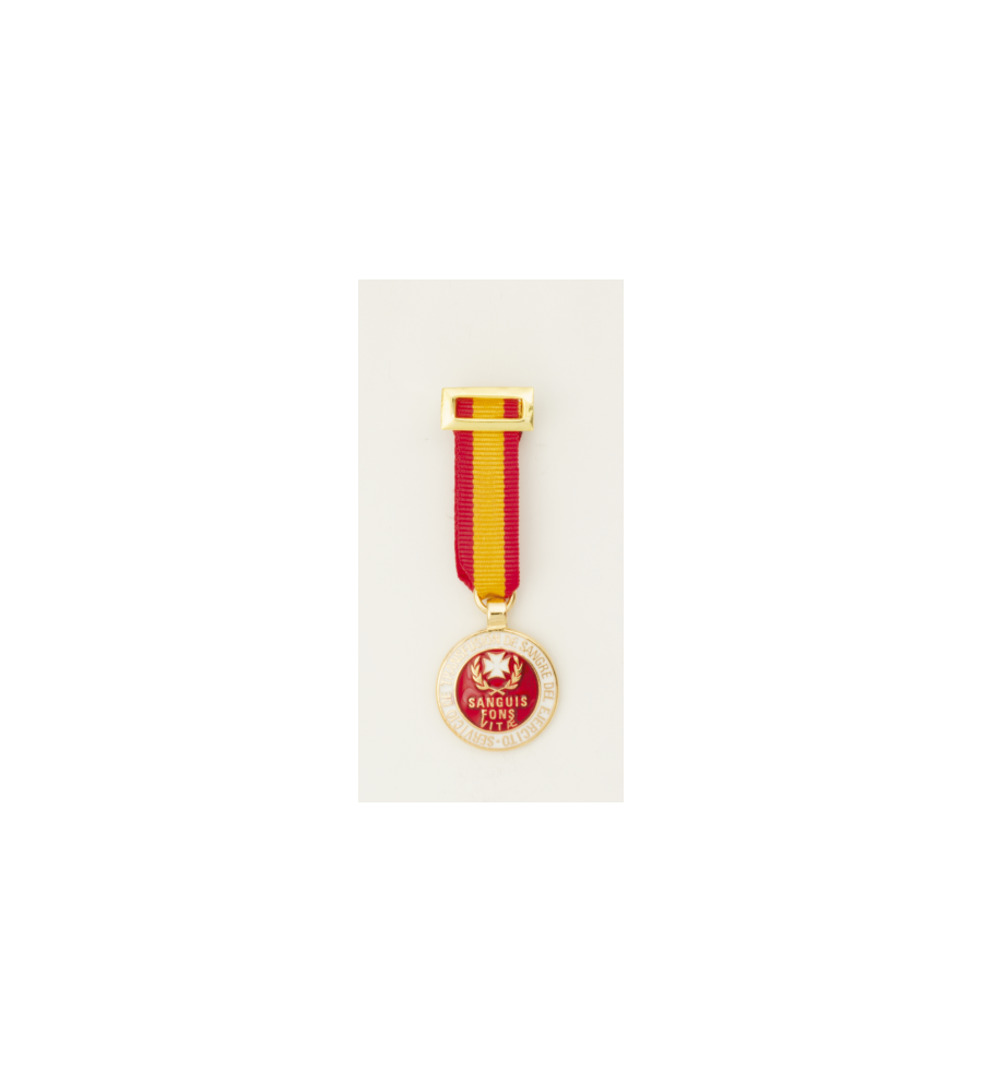Medalla Miniatura  DONANTE DE SANGRE