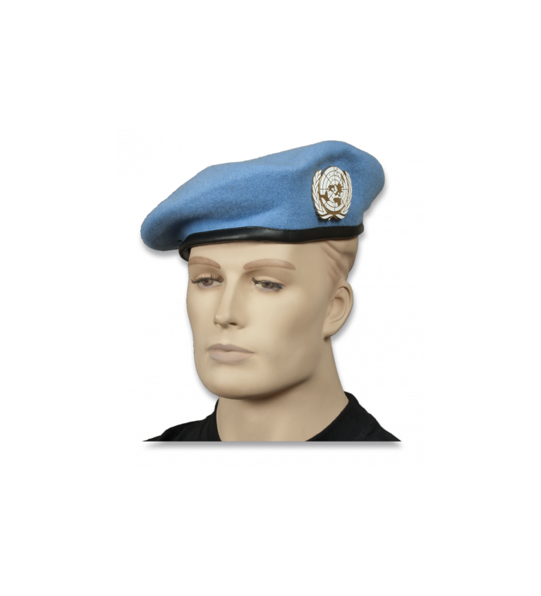 BOINA AZUL ONU CON EMBLEMA