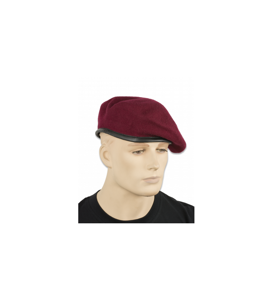 BOINA BURDEOS. SIN EMBLEMA. TALLA 58