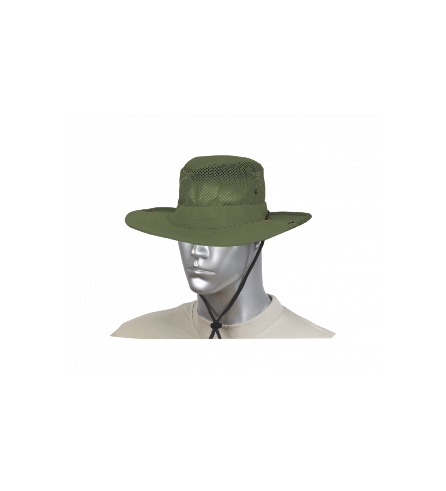 Sombrero rejilla verde BARBARIC