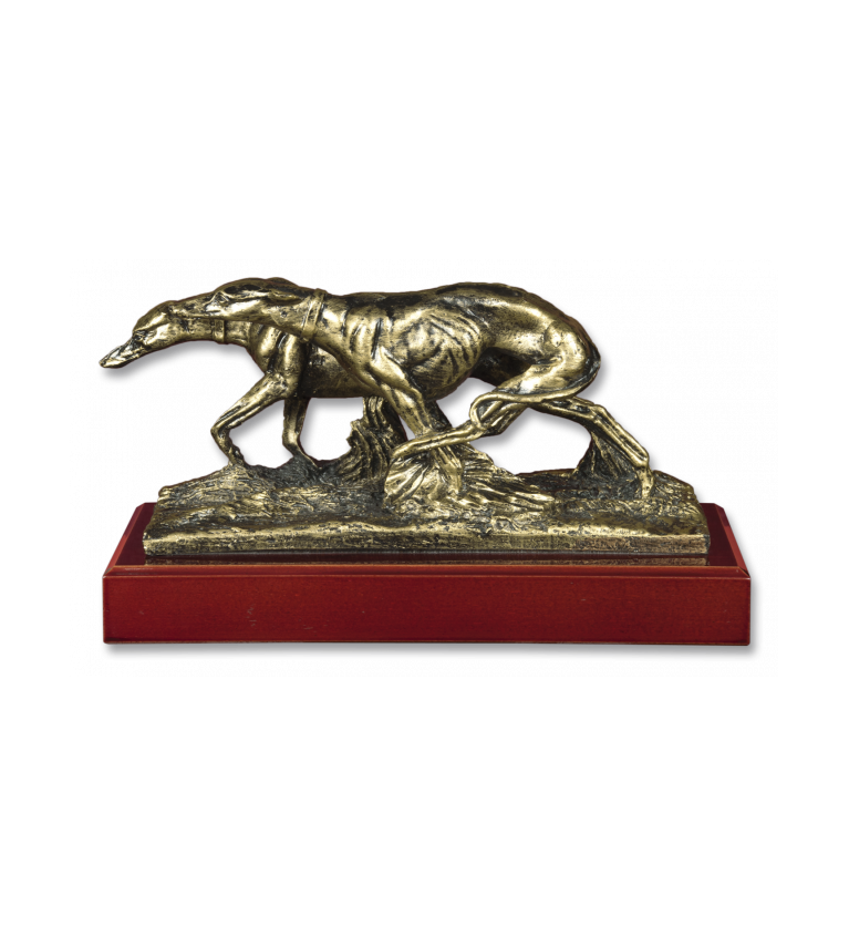 Trofeo resina GALGOS con peana (13.5cm)