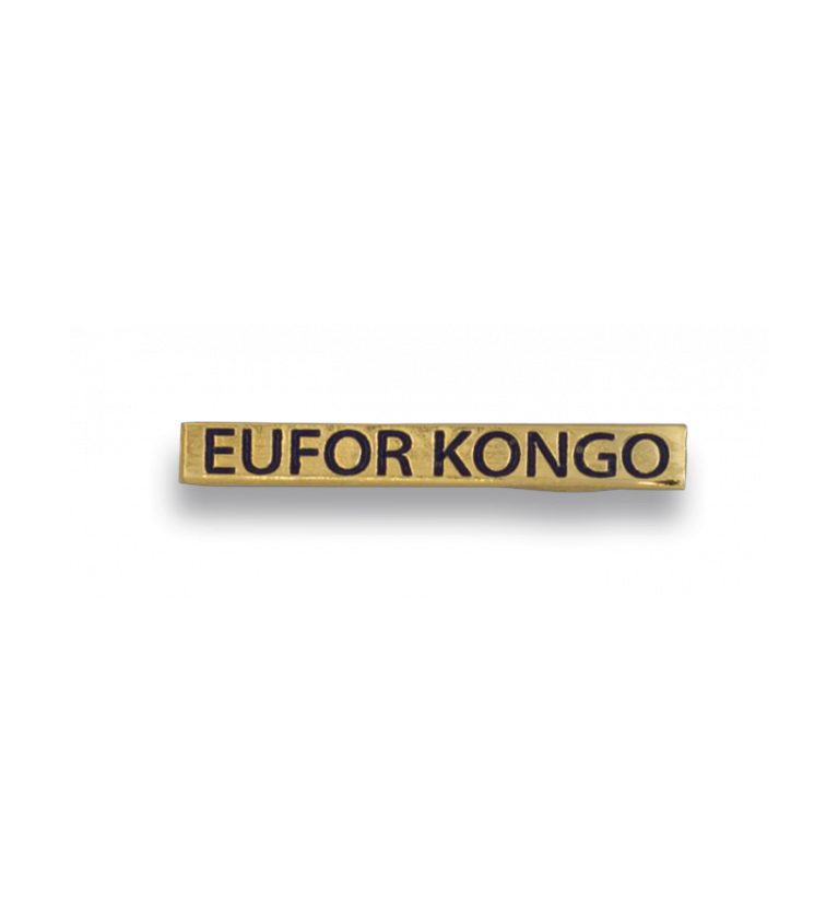 Barra mision " EUFOR CONGO "