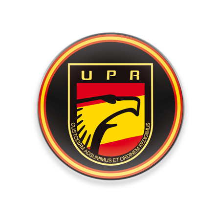 Imán frigo redondo UPR diam:5 cm