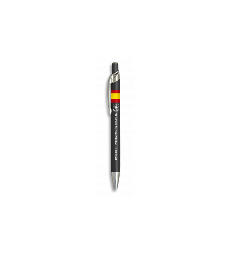 Boligrafo aluminio color negro. UIP