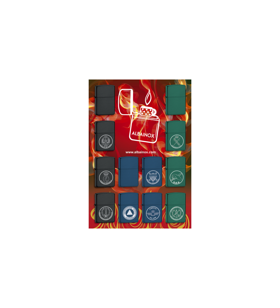 Expositor carton " mecheros"