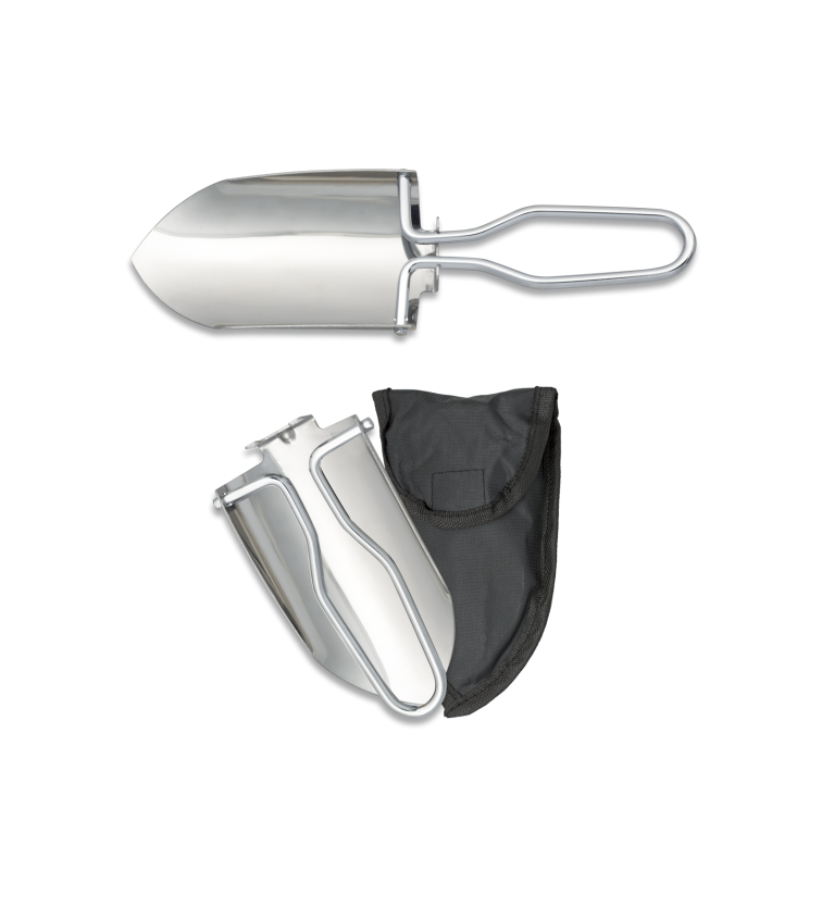 pala plegable acero Albainox. 23 cm