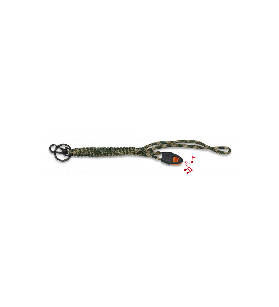 Llavero paracord con silbato CP