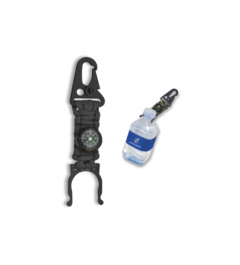 Paracord Sujeta botellas con Brujula