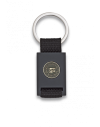 Llavero rectangulo negro + cinta negra