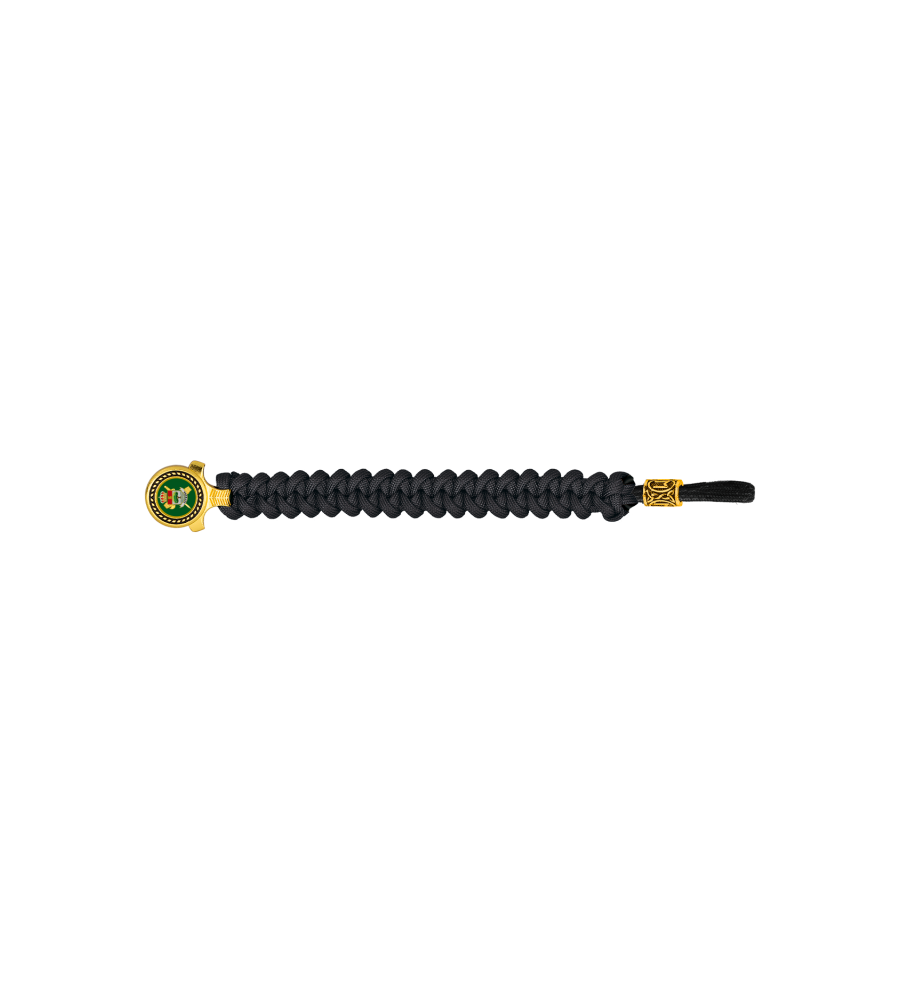 pulsera paracord Barbaric oro / negro. p
