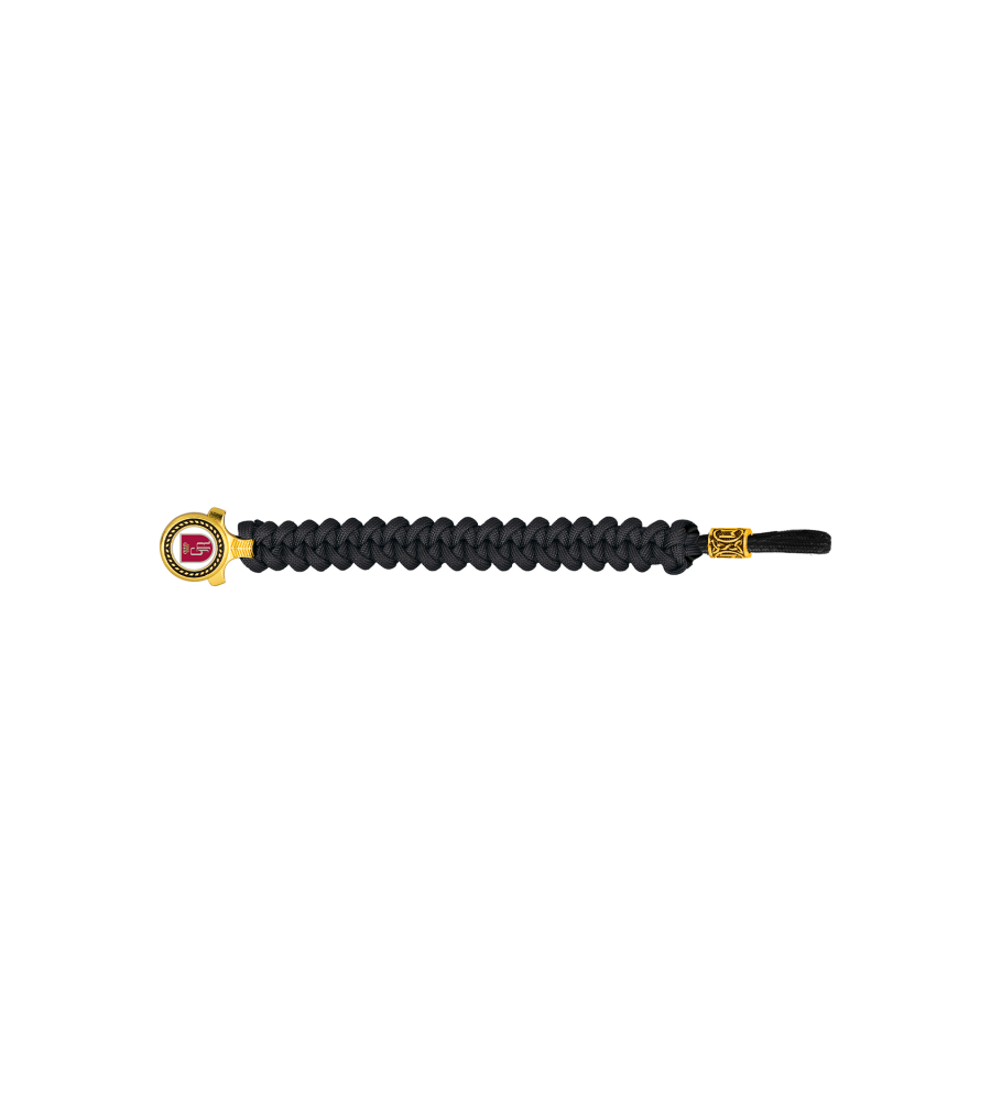 pulsera paracord Barbaric oro / negro. p