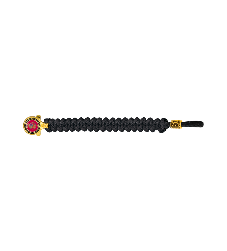 pulsera paracord Barbaric oro / negro. p