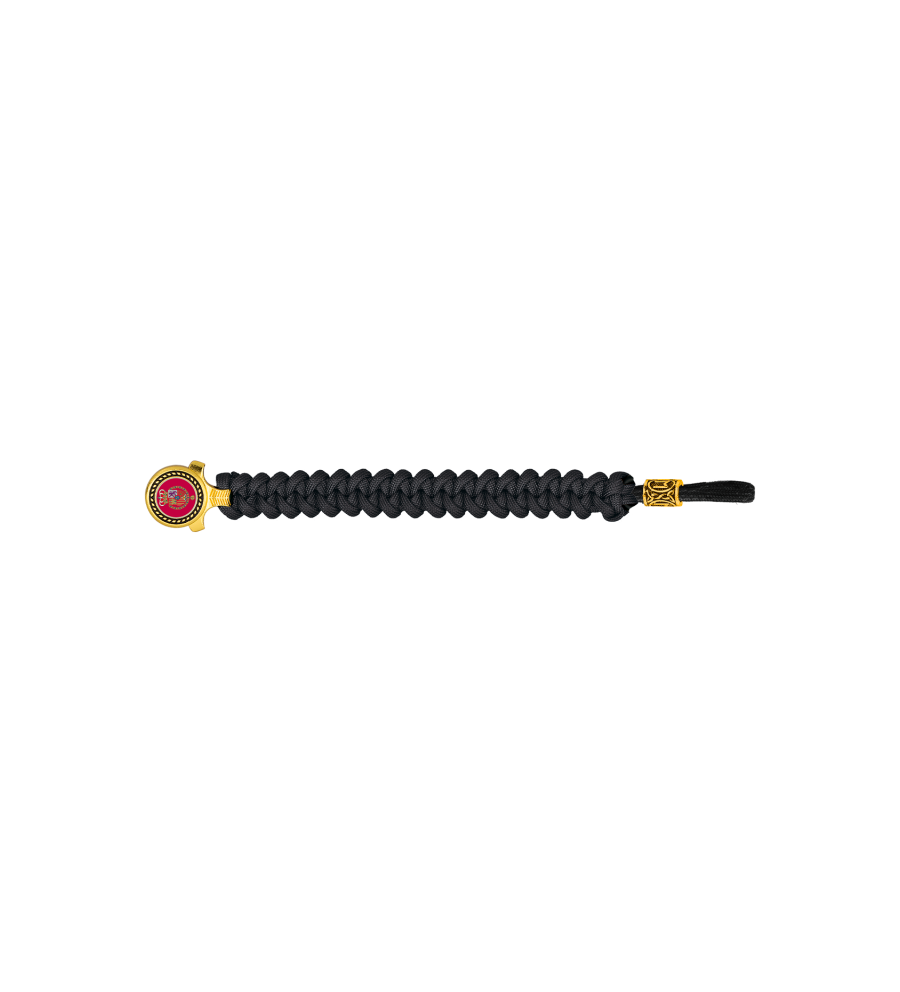 pulsera paracord Barbaric oro / negro. p