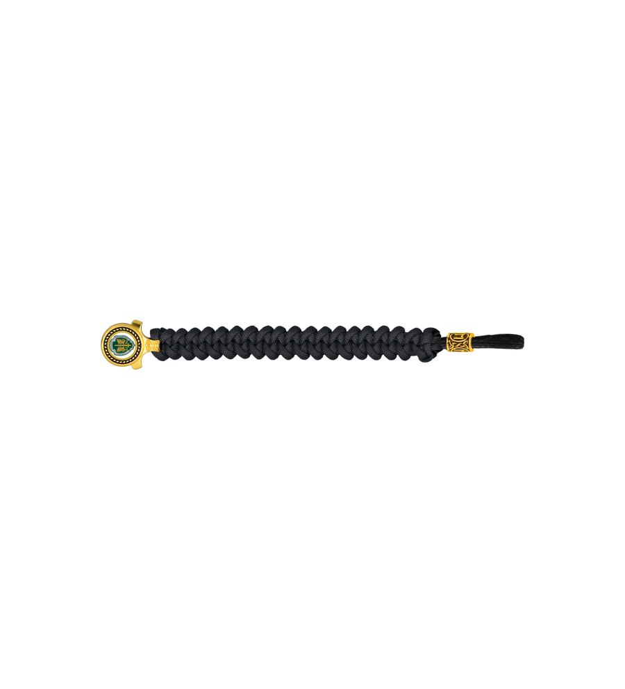 pulsera paracord Barbaric oro / negro. p