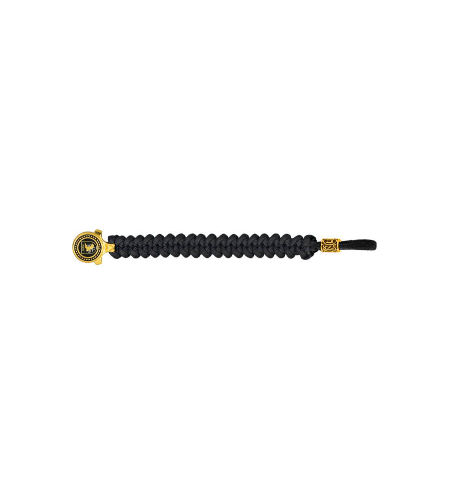 pulsera paracord Barbaric oro / negro. p