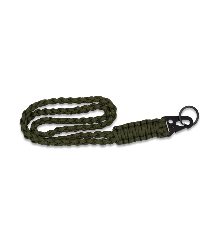 llavero paracord con mosqueton metalico
