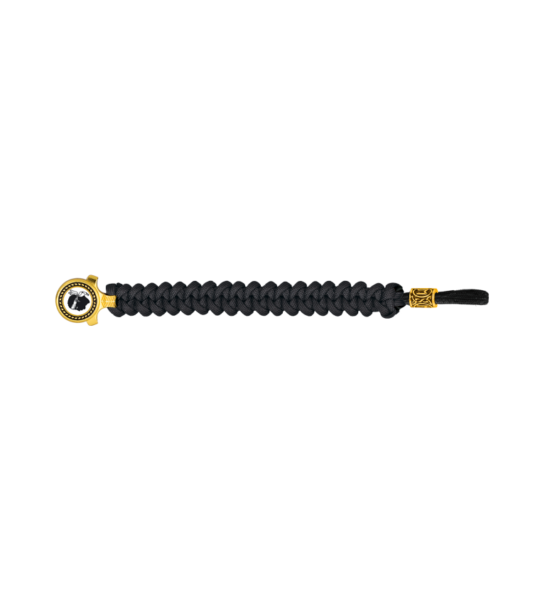 pulsera paracord Barbaric oro / negro. p