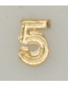 Numeral pasador diario " 5 ORO "