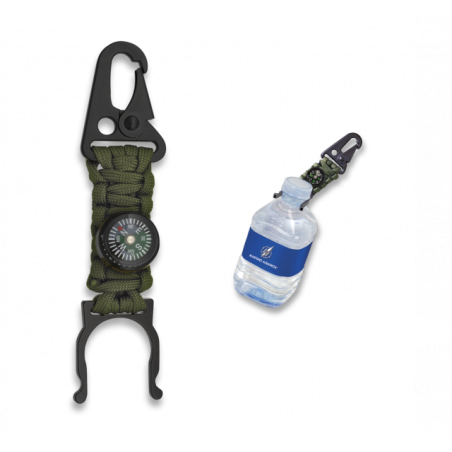 Paracord Sujeta botellas con Brujula