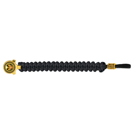 pulsera paracord Barbaric oro / negro.