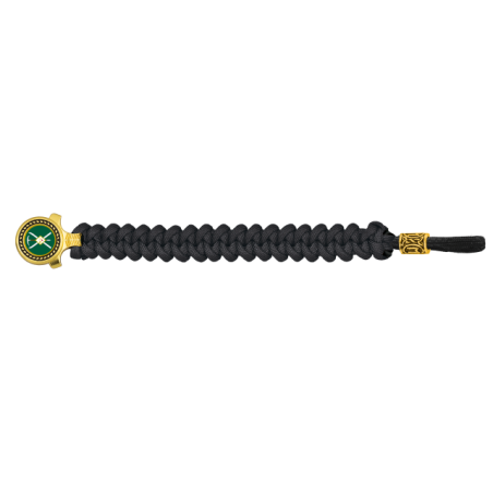 pulsera paracord Barbaric oro / negro.